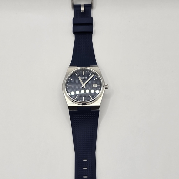 Tissot PRX Powermatic 80 Silver and Blue Watch